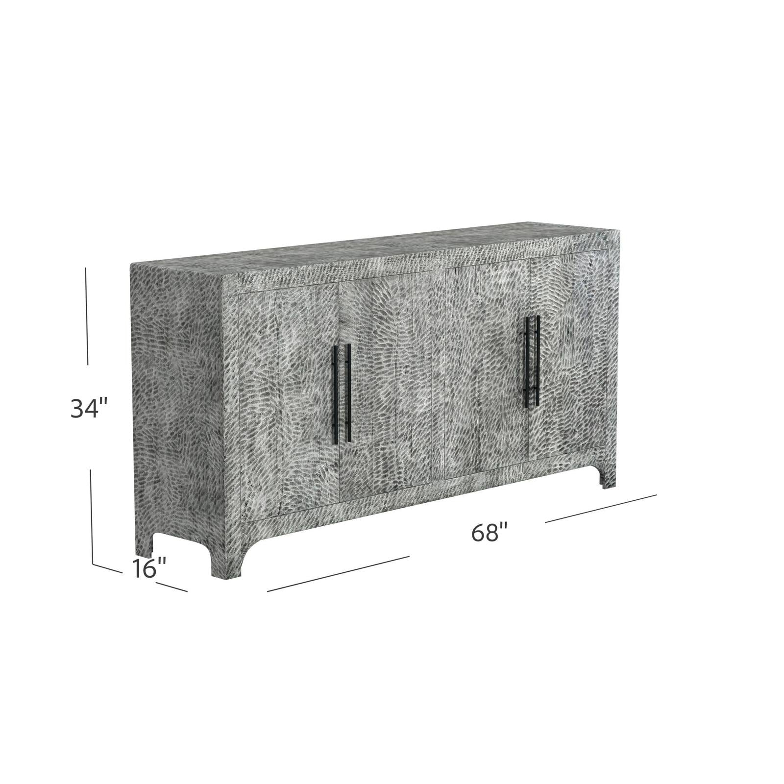 Bassett Mirror Clancy Four Door Cabinet