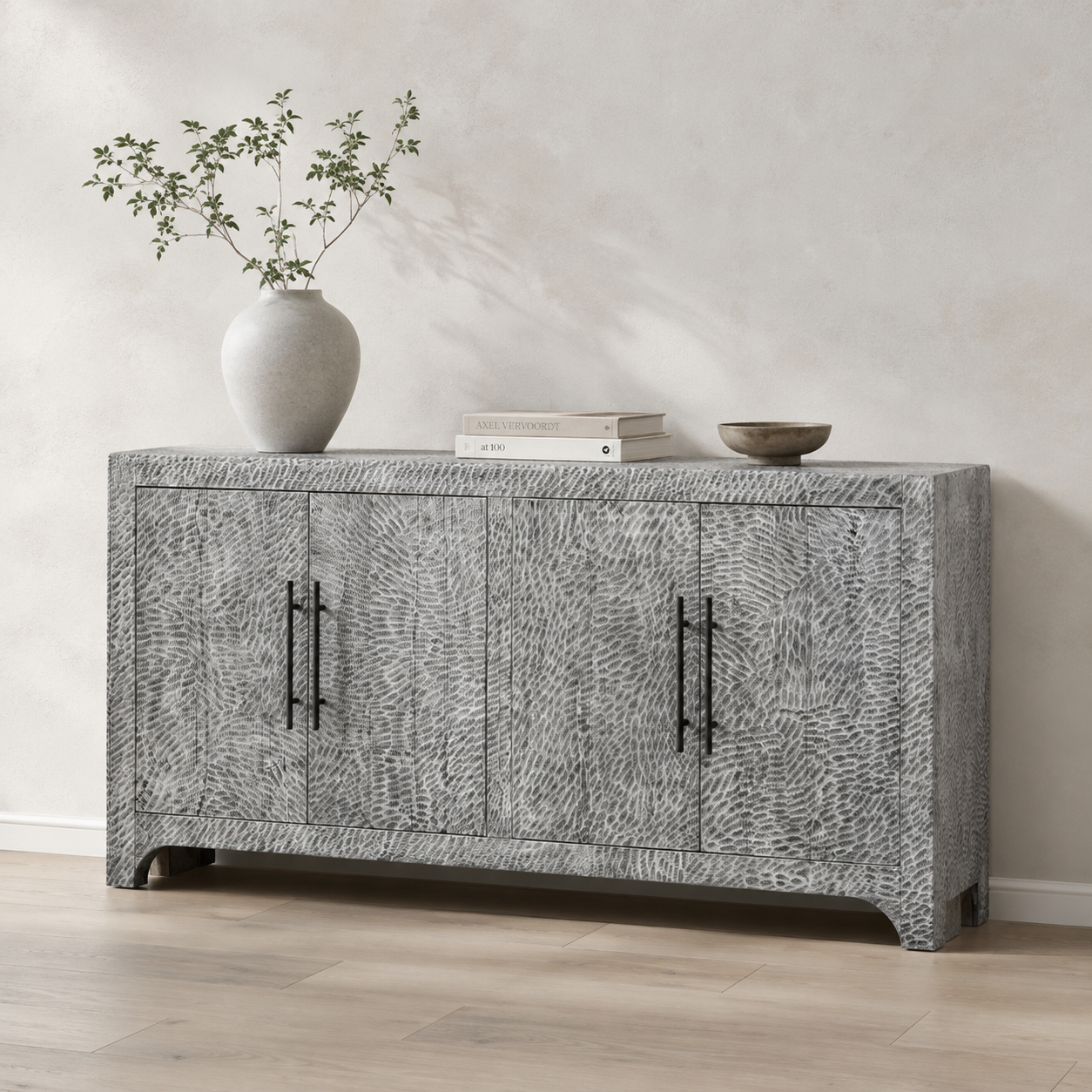 Bassett Mirror Clancy Four Door Cabinet
