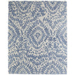 Feizy Wallace 8A39F Modern Abstract Rug in Blue/Ivory