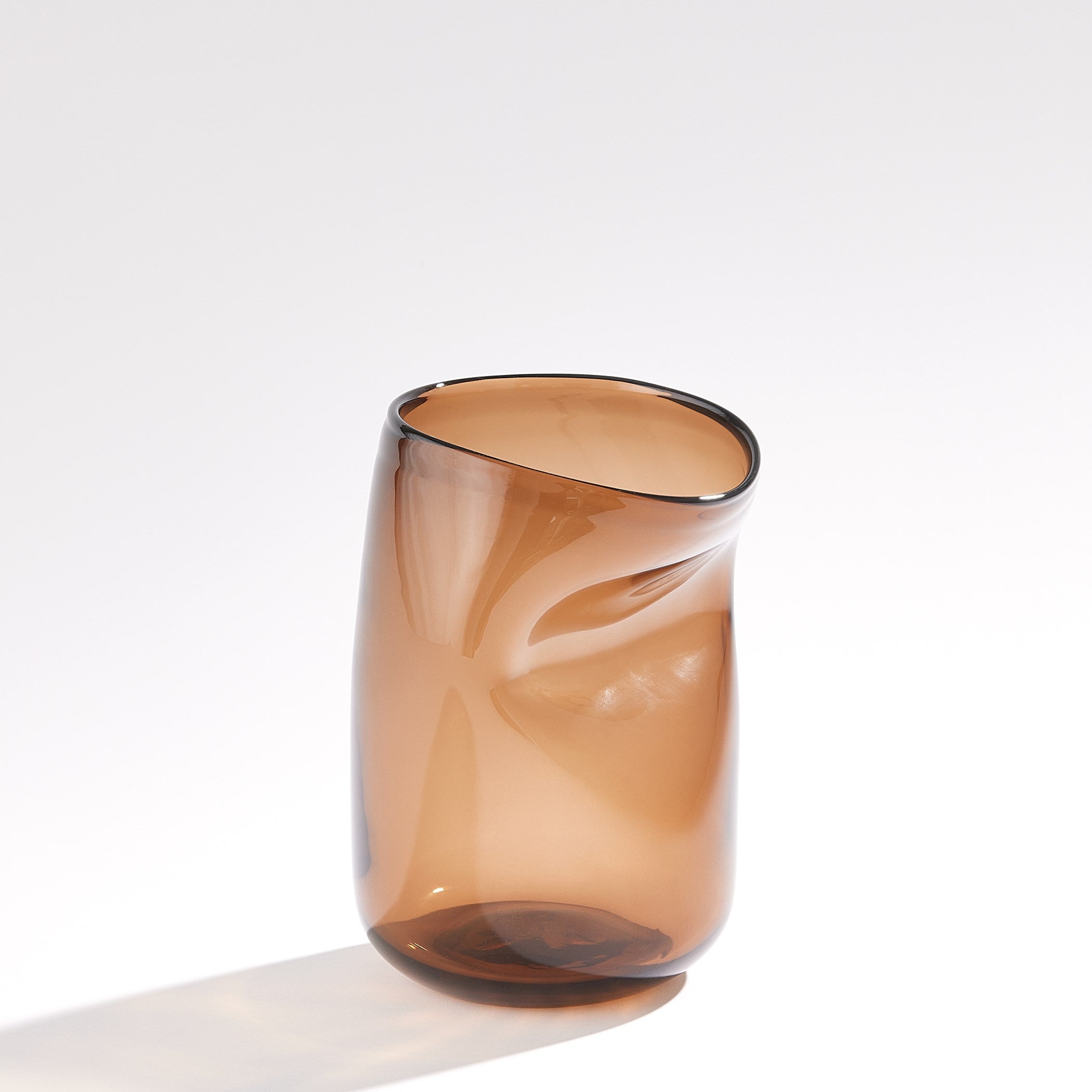 Global Views Tobacco Contour Vase