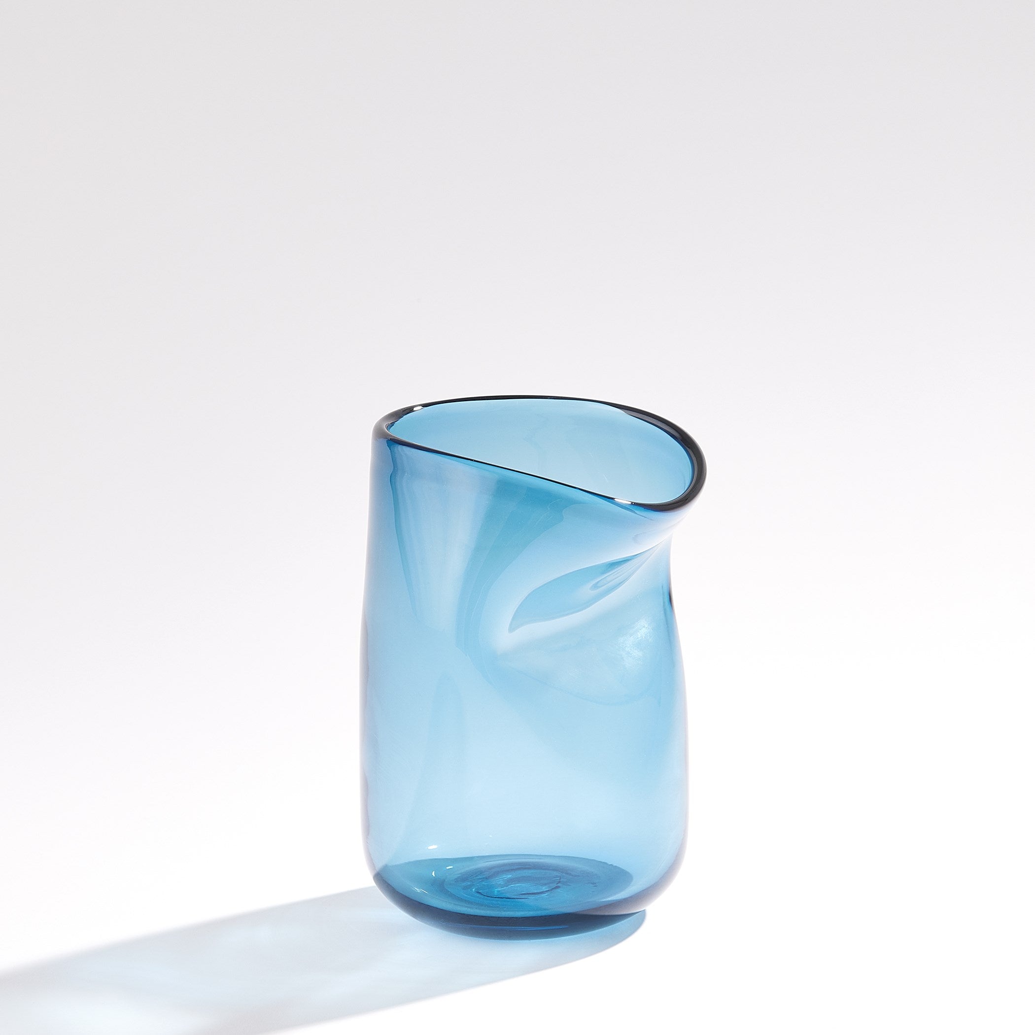 Global Views Blue Contour Vase