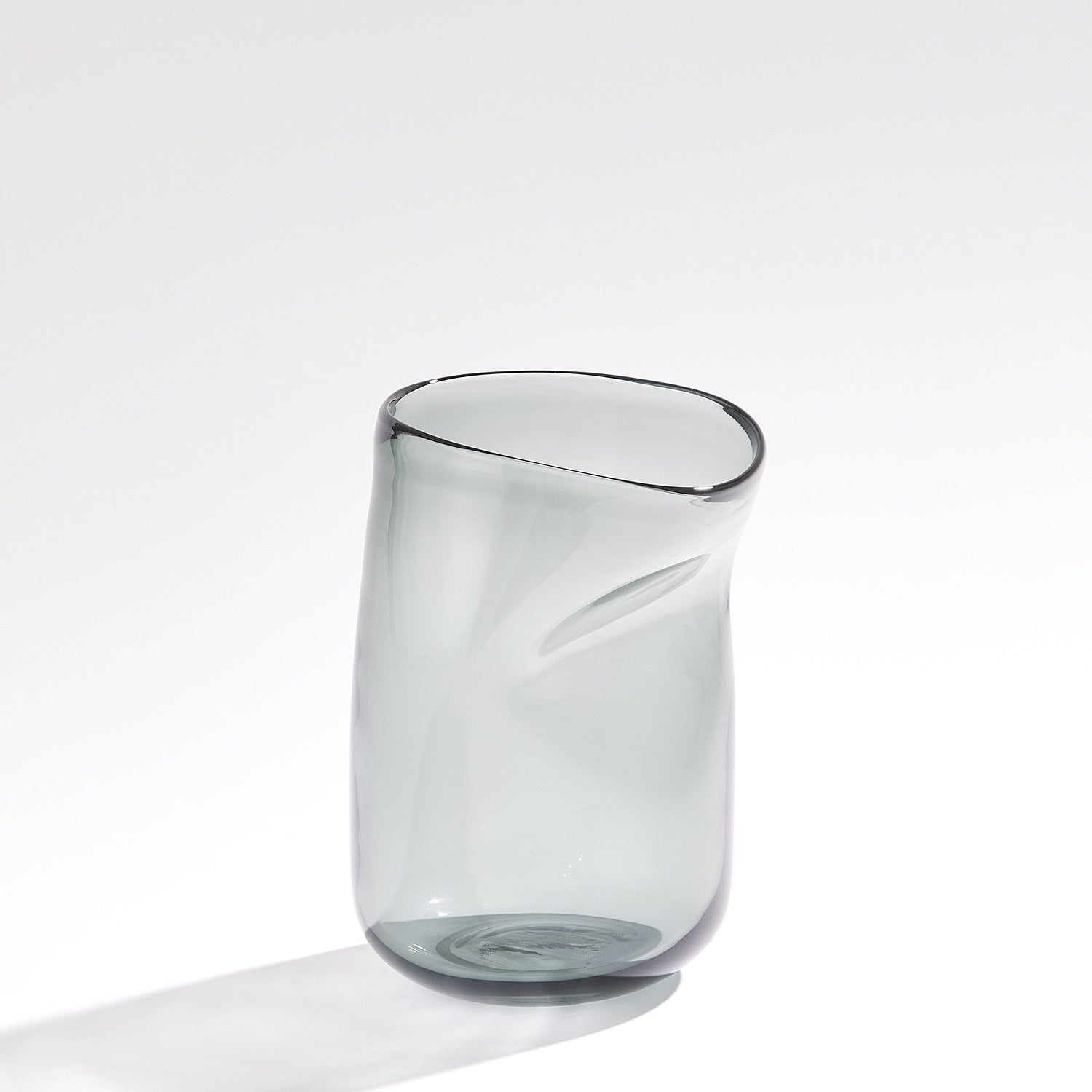 Global Views Grey Contour Vase