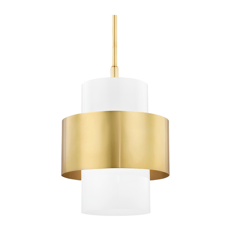 Hudson Valley Lighting Corinth 1 Light 15.5 inch Pendant Ceiling Light