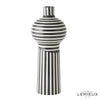 Global Views Black White Colbert Vase