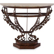 Maitland Smith Venetian Demilune Console
