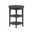 Magnussen Home Westley Falls Graphite Round Accent End Table