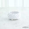 Global Views Matte White Cadoret Bowl
