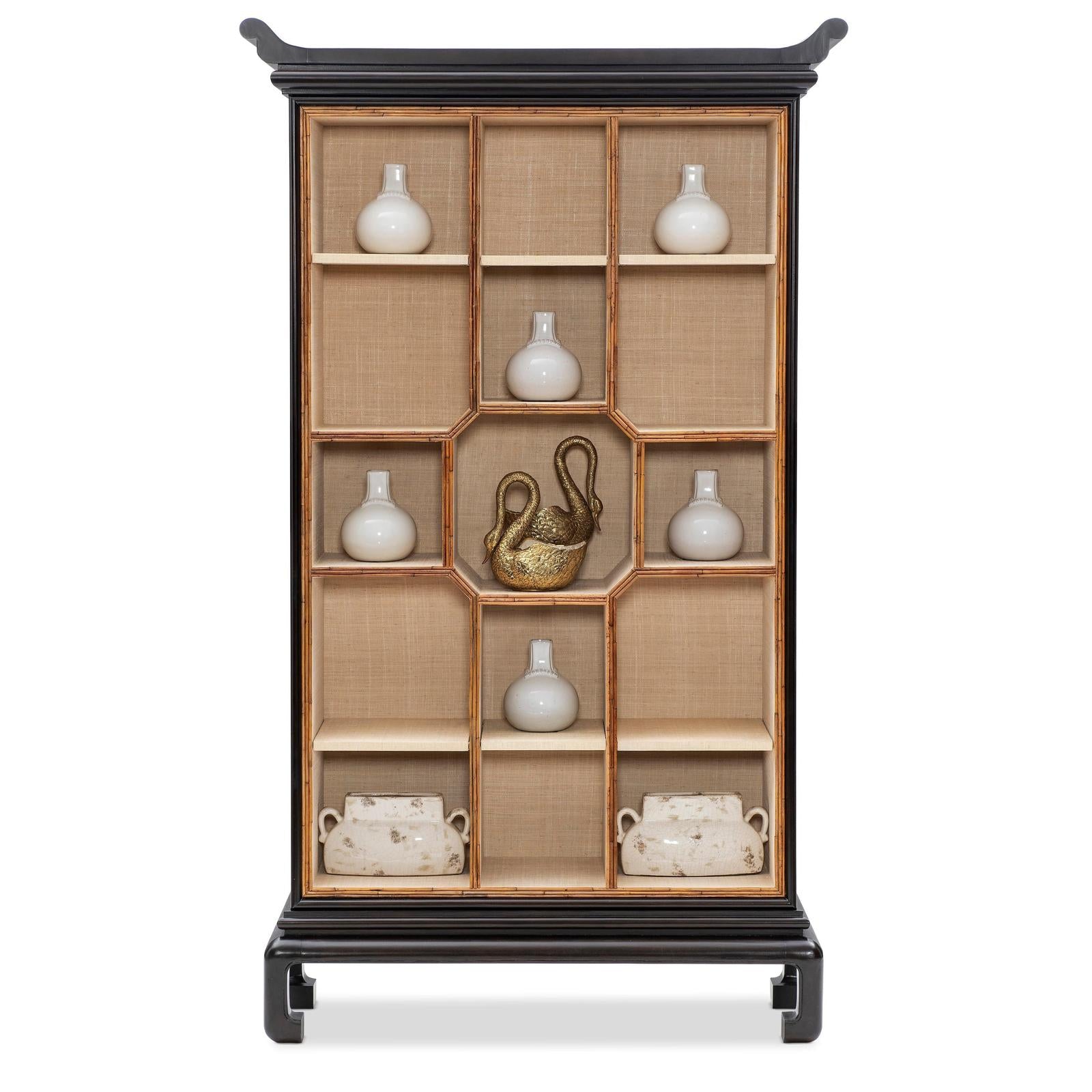 Maitland Smith Imperial Bamboo Etagere