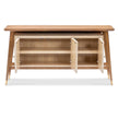 Maitland Smith Nordholm Woven Raffia Console Table