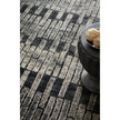 Feizy Kano 39LKF Transitional Geometric Rug in Gray/Black/Ivory