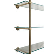 Maitland Smith Brass Wall Shelf