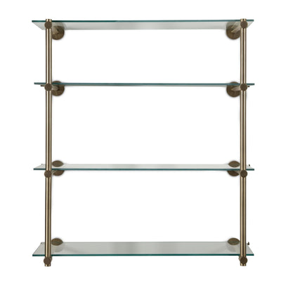 Maitland Smith Brass Wall Shelf