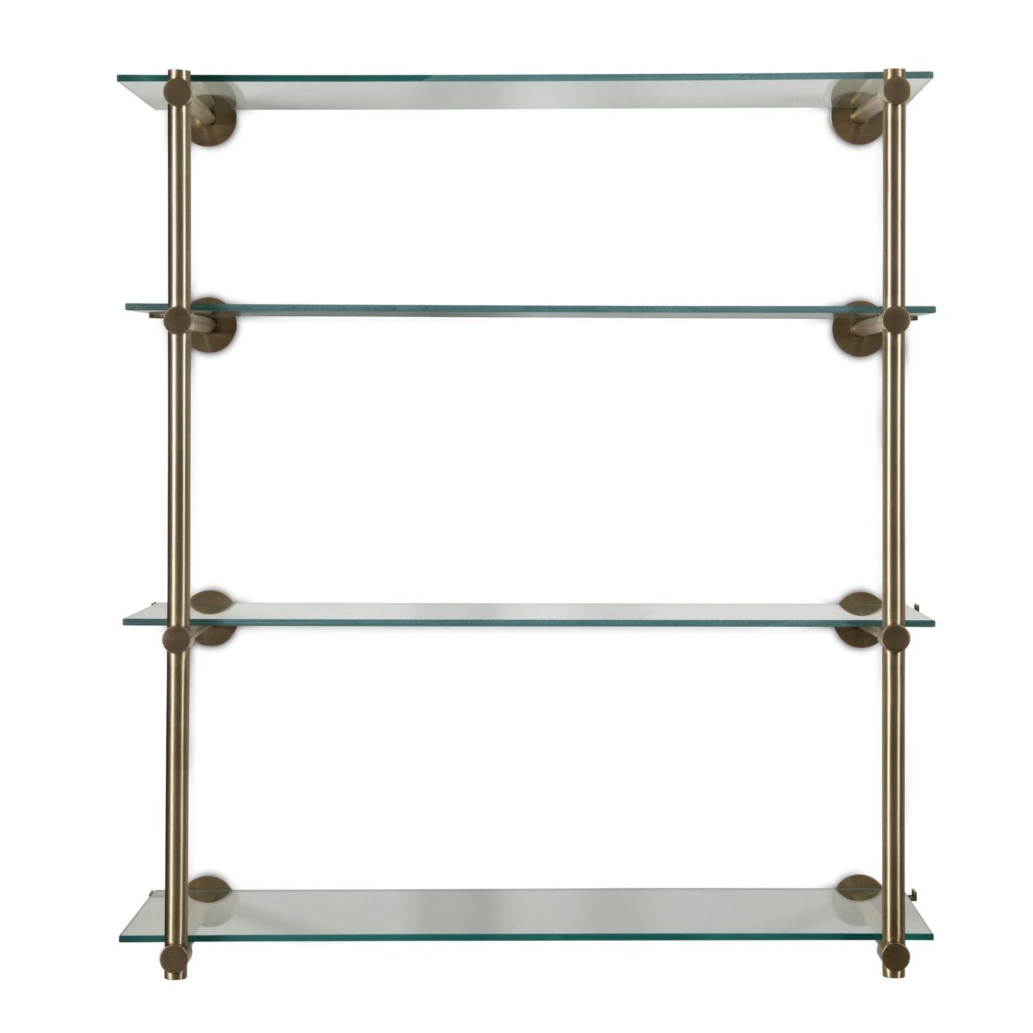 Maitland Smith Brass Wall Shelf