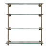 Maitland Smith Brass Wall Shelf