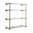 Maitland Smith Brass Wall Shelf
