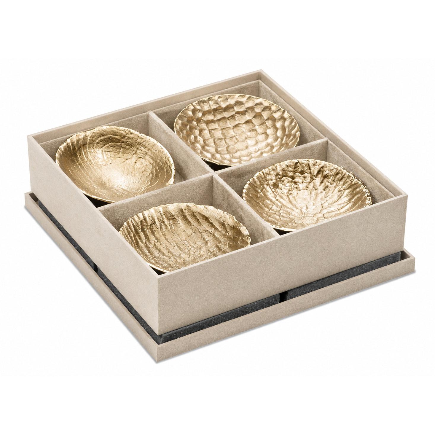 Maitland Smith Celestial Hammered Decorative Bowls