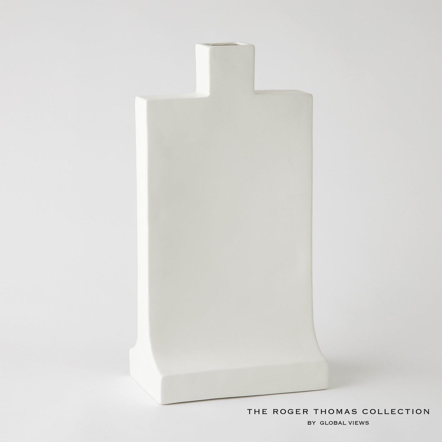 Global Views Matte White Icon Vase