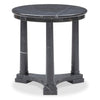 Maitland Smith Neoclassic Black Marble Side Table