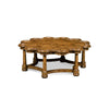 Maitland Smith Devonshire Scalloped Burl Cocktail Table