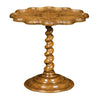 Maitland Smith Devonshire Scalloped Burl Drink Table
