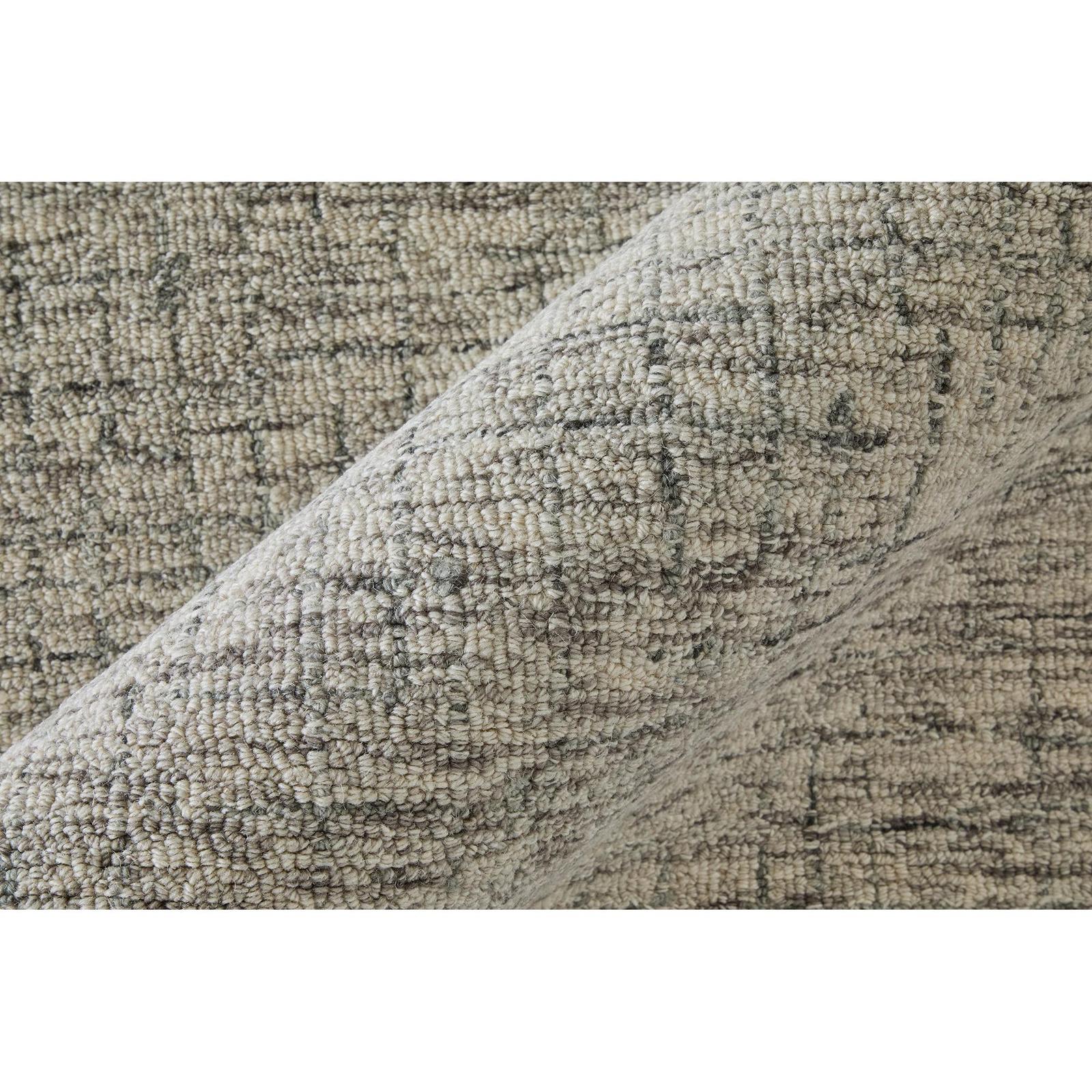 Feizy Belfort 8667F Transitional Solid Rug in Ivory/Gray/Taupe
