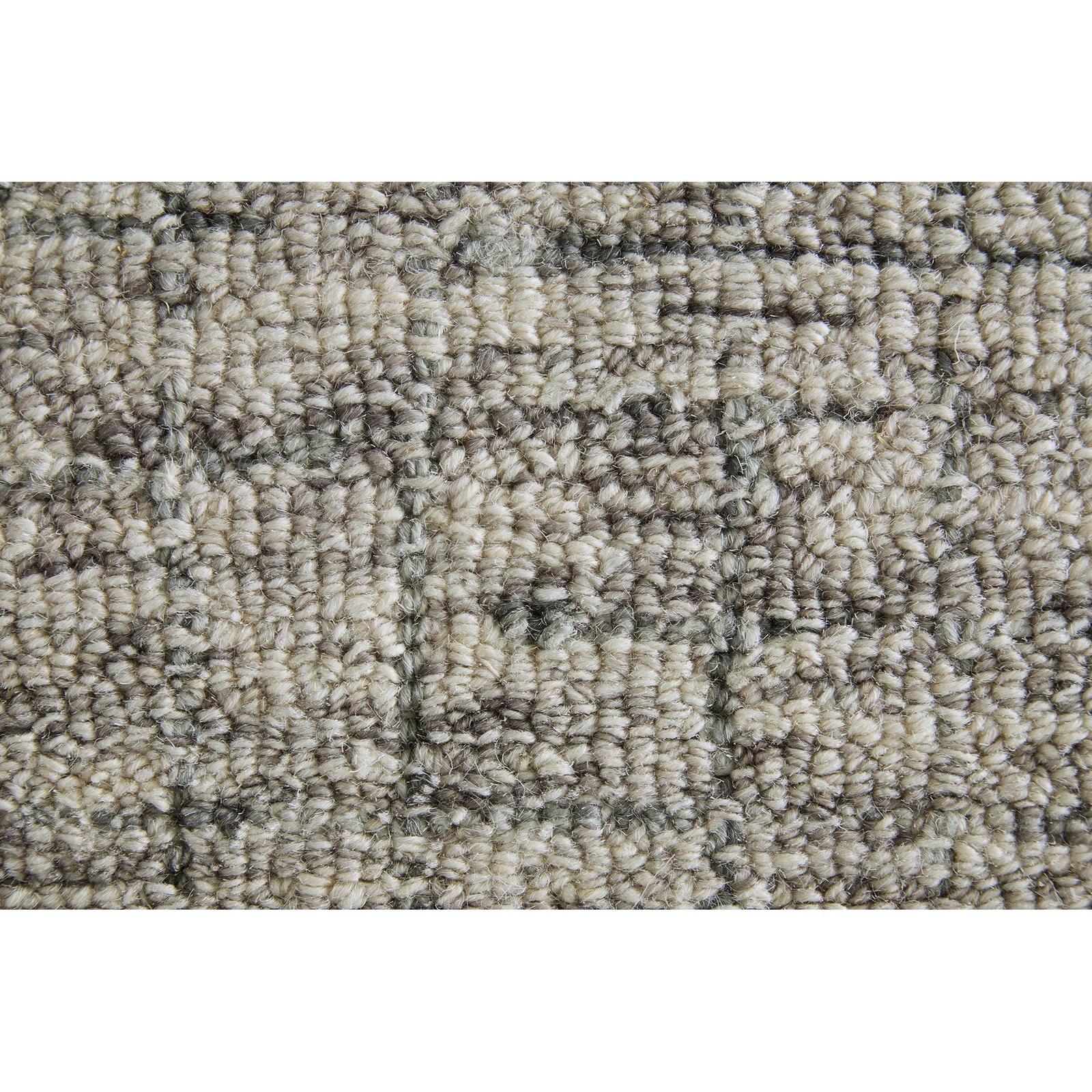 Feizy Belfort 8667F Transitional Solid Rug in Ivory/Gray/Taupe