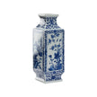 Chelsea House Dynasty Blue and White Landscape Vase