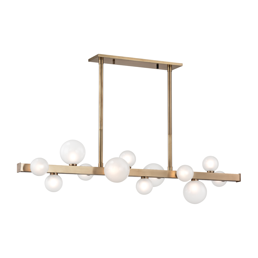 Hudson Valley Lighting Mini Hinsdale 12 Light 44.5 inch Island Light Ceiling Light