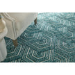 Feizy Colton 8A57F Modern Geometric Rug in Blue