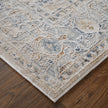 Feizy Pasha 39M5F Transitional Medallion in Ivory/Taupe/Blue