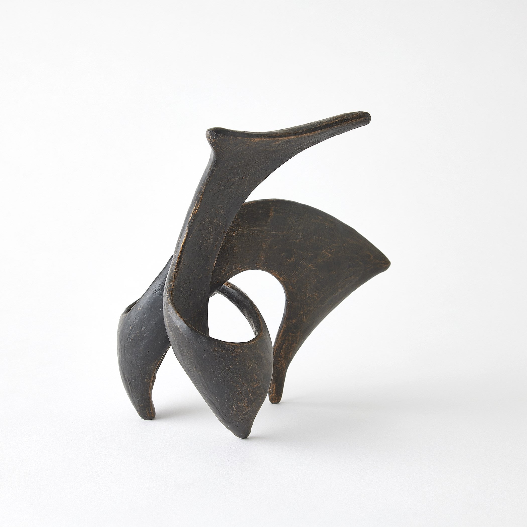 Global Views Bronze Strombus Sculpture