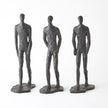 Global Views Bronze Pondering Sculptures Set of 3