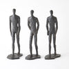 Global Views Bronze Pondering Sculptures Set of 3