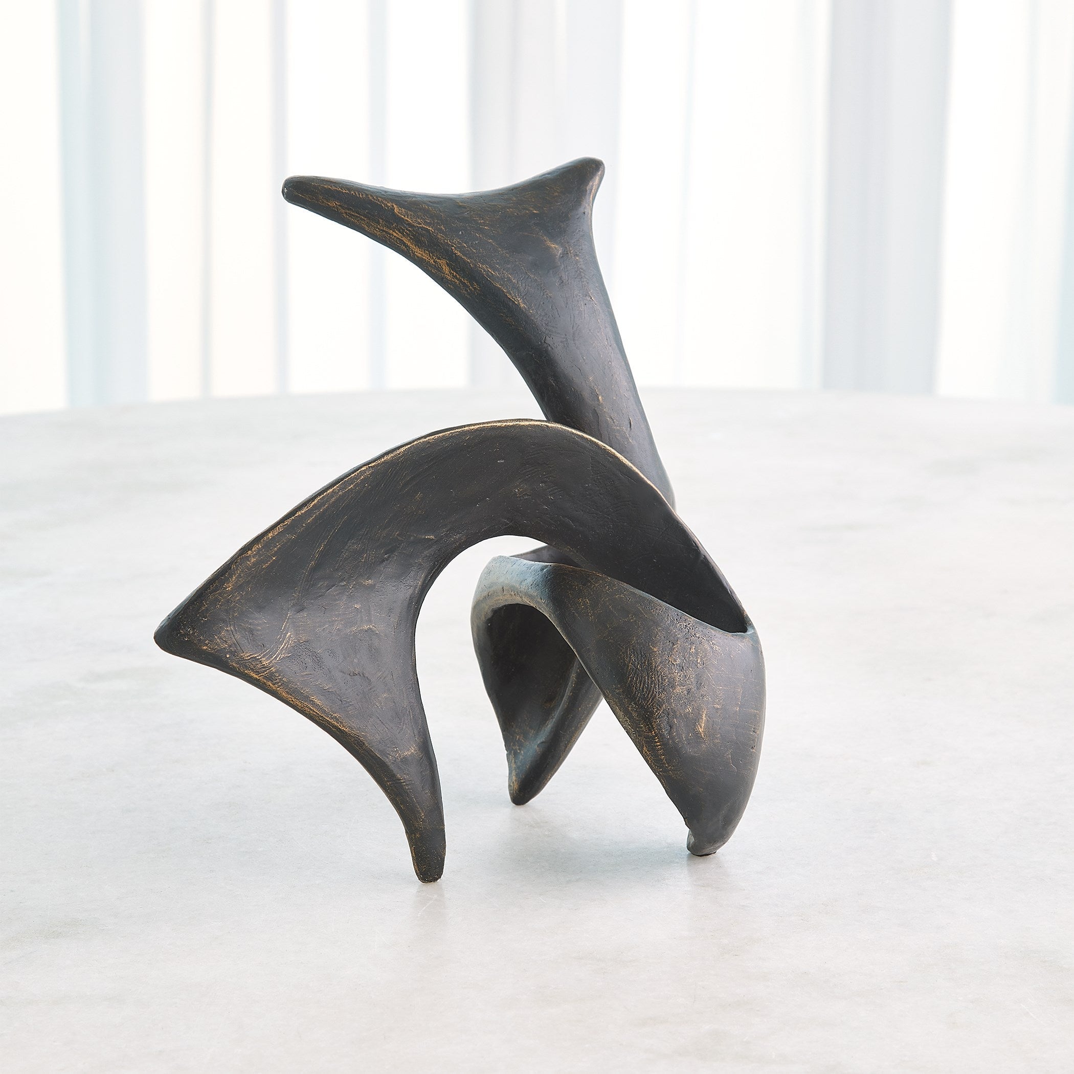 Global Views Bronze Strombus Sculpture