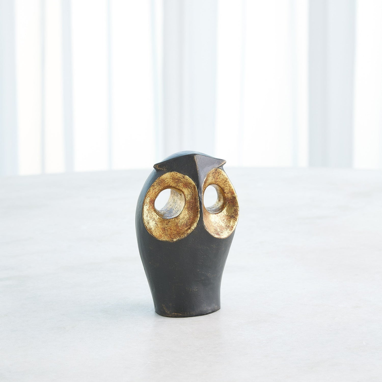 Global Views Gold Leafed Owl