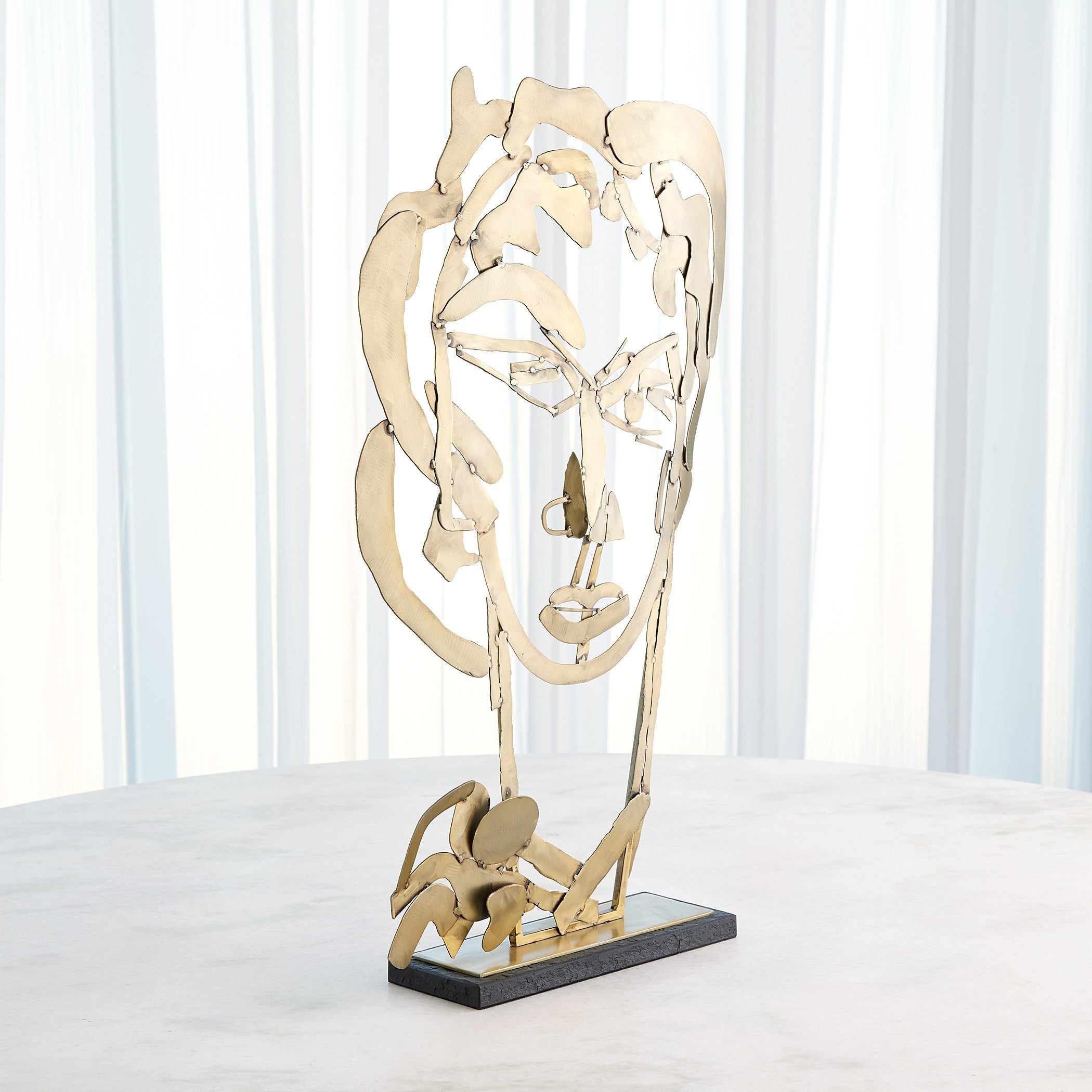 Global Views Brass Hero Sculpture