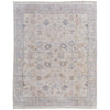 Feizy Caldwell 8976F Transitional Floral & Botanical Rug in Ivory/Tan/Blue