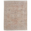 Feizy Caldwell 8977F Transitional Medallion Rug in Orange/Tan/Ivory