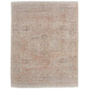Feizy Caldwell 8977F Transitional Medallion Rug in Orange/Tan/Ivory