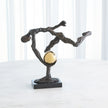 Global Views Bronze Tripped Up Sculpture