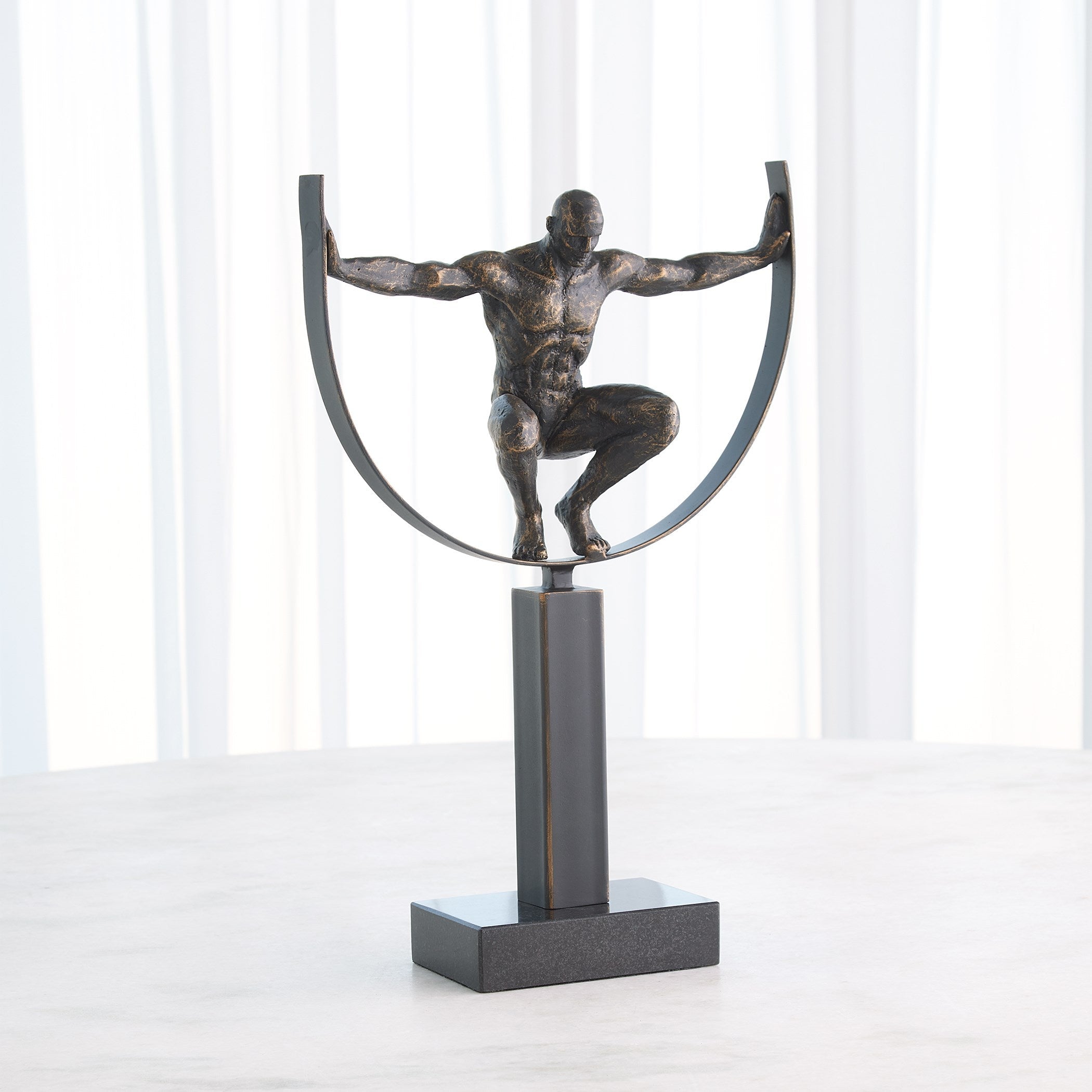 Global Views Bronze Fortitude Sculpture
