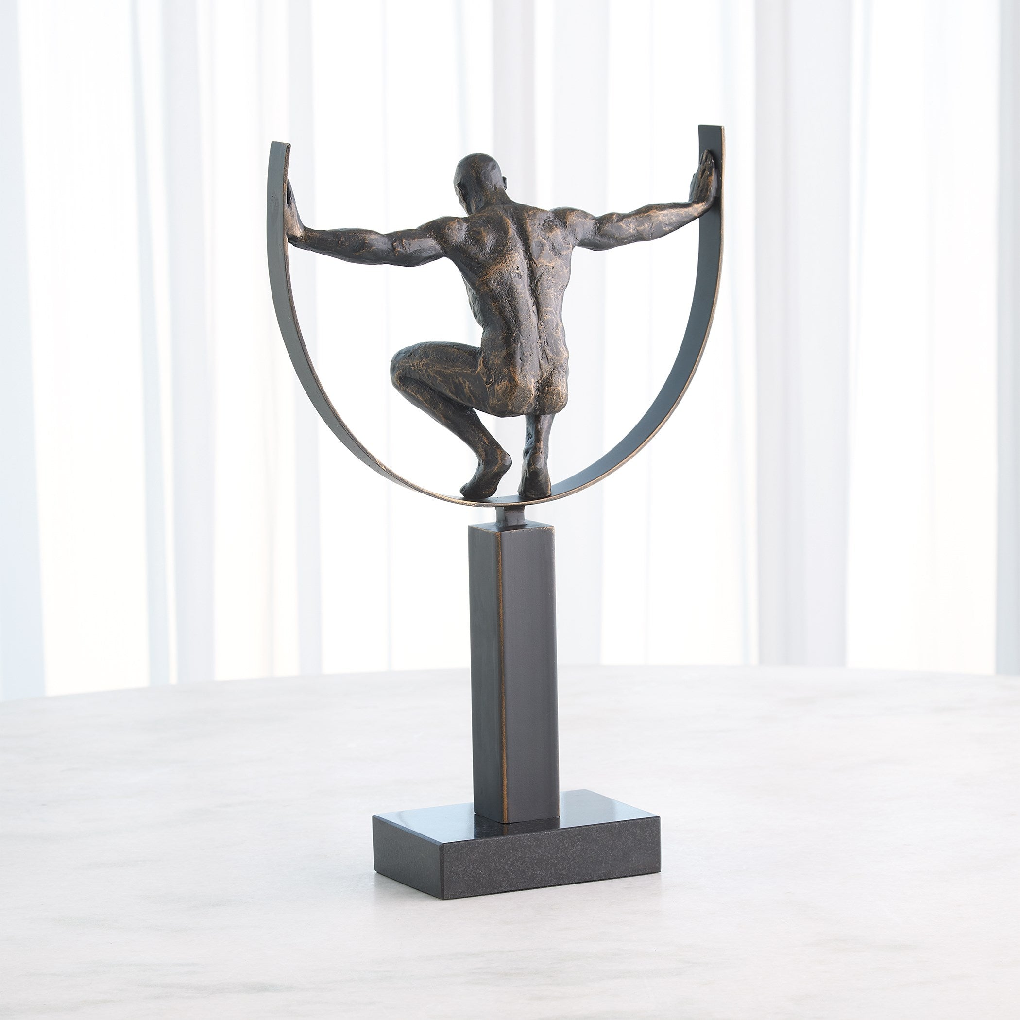 Global Views Bronze Fortitude Sculpture