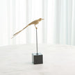 Global Views Brass Perched Swallow