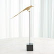 Global Views Brass Perched Swallow