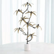 Global Views Black Bronze Brass Eyed Susan Sculpture
