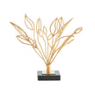 Global Views Gold Leaf Windswept Sculpture