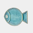 Global Views Blue Fish Plate