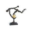 Global Views Bronze Tripped Up Sculpture