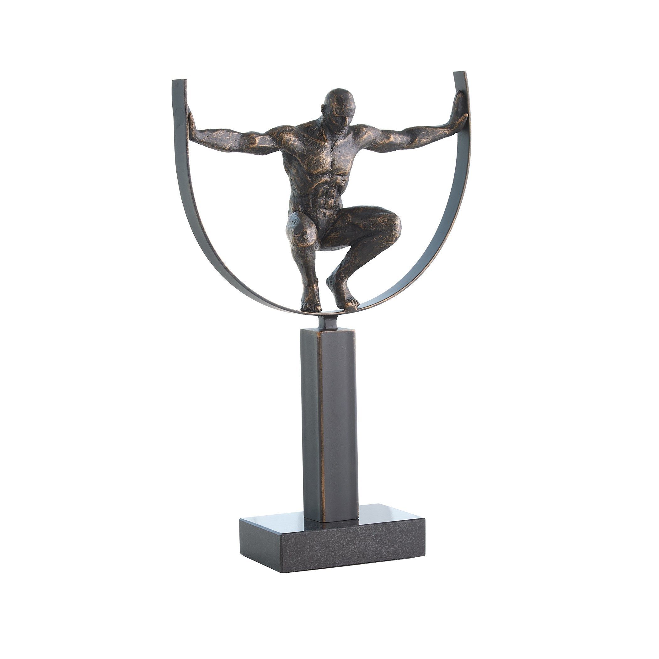 Global Views Bronze Fortitude Sculpture