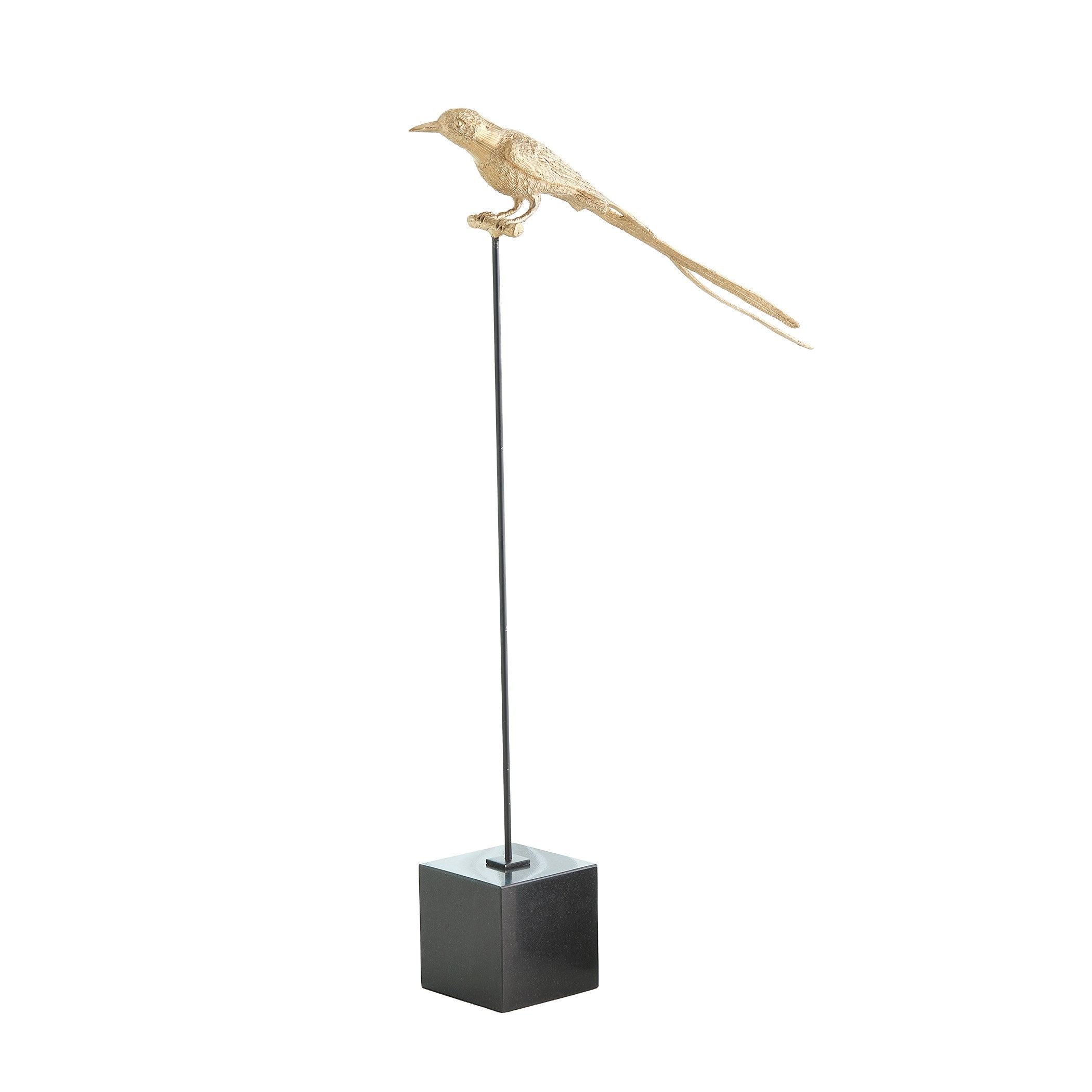 Global Views Brass Perched Swallow